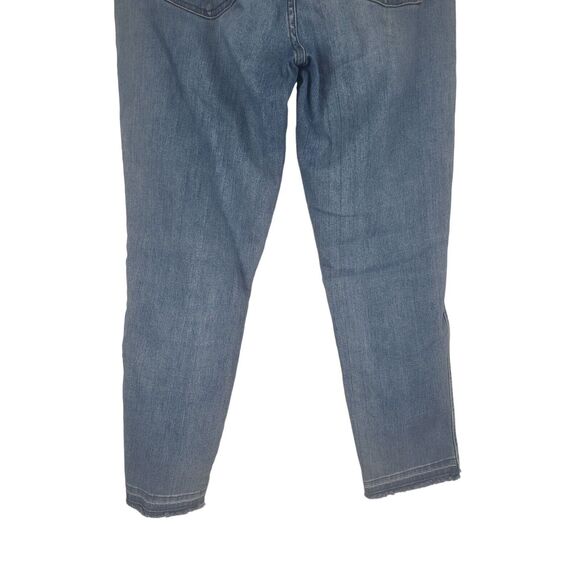 J. Crew Jeans 28 Womens Vintage Straight Leg Mid Rise Distressed Raw Hem Blue - Picture 8 of 11